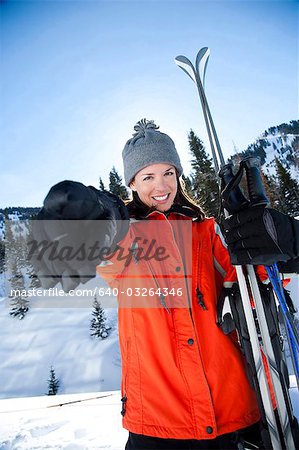 Female skier