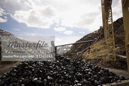 Kohle-Bergbau-Anlage