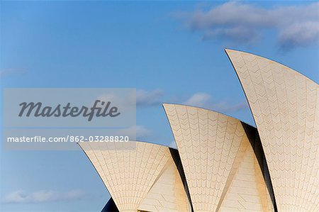 The iconic arches of the Sydney Opera House. Inspired by palm fronds and covered by over a million Swedish made tiles the Opera House is one of the world's most recognised landmarks.