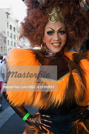 Participant in the Sydney Gay and Lesbian Mardi Gras Parade