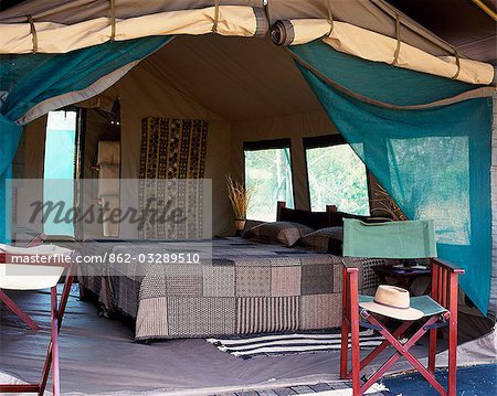 Luxury tent,Abercrombie & Kent mobile safari.