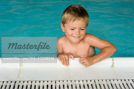 Little Boy Swimming