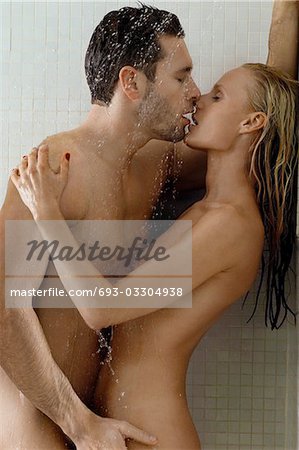 Naked Couple in Shower