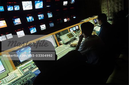 Control centre of television channel