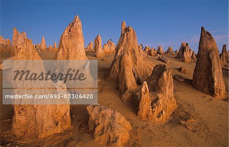 Felsformationen in Wüste