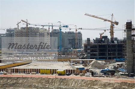 Vereinigte Arabische Emirate, Dubai, Bau-Projekt an der Mall of Emirates an der Sheikh Zayed Road