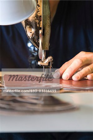 Traditional shoemaker workshop