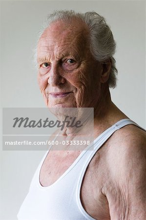 Portrait d'un homme Senior