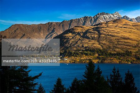 Le Remarkables, Queenstown, île du Sud, Nouvelle-Zélande