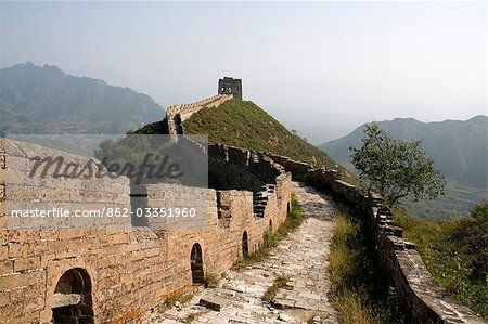 China,Simatai. Great Wall of China in Simatai.