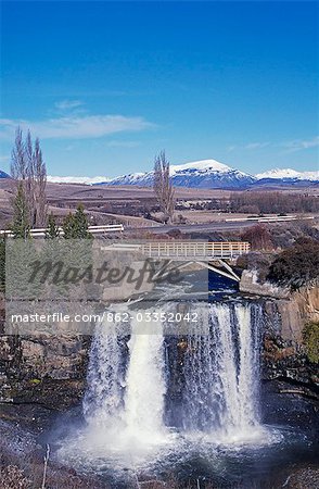 Waterfall beside the Carretera Austral near Balmaceda