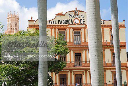 Cuba, la Havane. Partagas Cigar Factory (Partagas Fabrica de Tobacos), la Havane