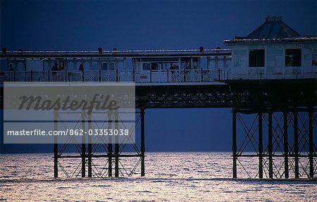 Brighton Pier offers entertainment for visitors.