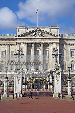 Buckingham Palace is the official London residence of the British monarch. The palace,originally known as Buckingham House (and still nicknamed Buck House by the royal family),was a large townhouse built for the Duke of Buckingham in 1703 and entered into the posession of the royal family when acquired by King George III in 1762 as a private residence.