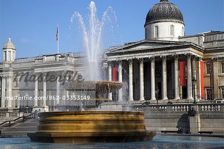 The National Gallery in Trafalgar Square.