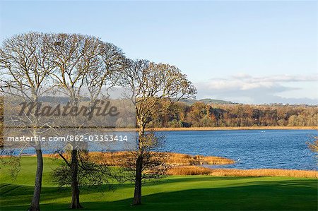 Northern Ireland,Fermanagh,Enniskillen. View over the lake from Lough Erne Golf Resort.