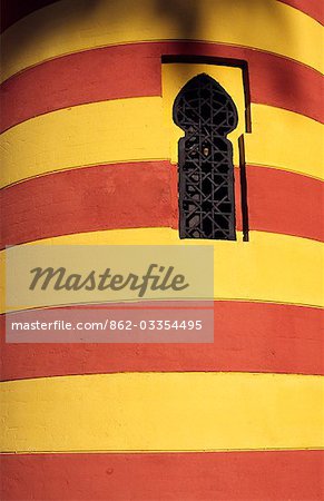 Spanish colours and Moorish influence come together in the design of a building in Seville. Spanish colours and Moorish influence come together in the design of a building in Seville.