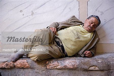 Taking a rest in the Old City,Damascus,Syria