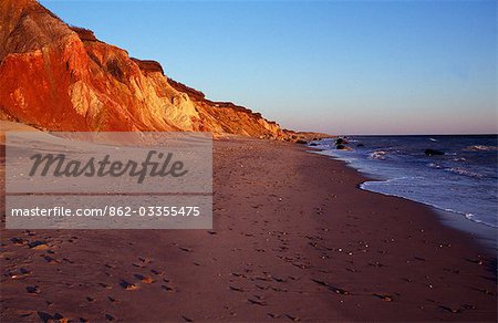 Gay Head cliffs.