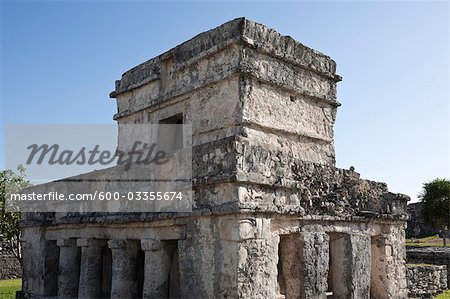Maya ruines, Tulum, péninsule du Yucatan, Mexique