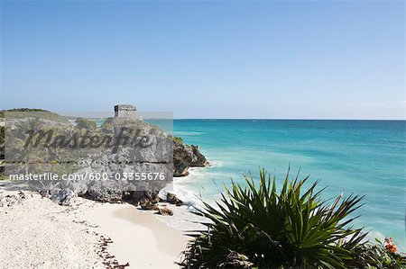 Mayan Ruins, Tulum, Yucatan Peninsula, Mexico