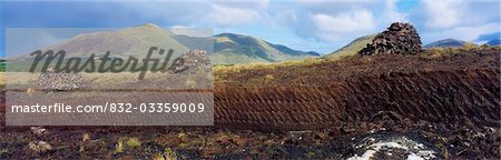 Traditional Turf Bog, Connemara, Co Galway, Ireland