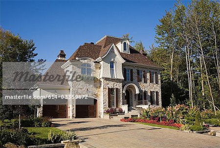 Exterior of a large house