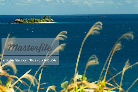 South Pacific,Fiji,Kadavu. Looking out to sea from Yaukuve Island.