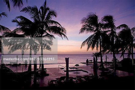 The infinity pool at the Pemba Beach Hotel near Pemba in northen Mozambique.