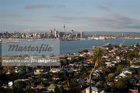 Overview of Auckland Skyline, Auckland Region, New Zealand