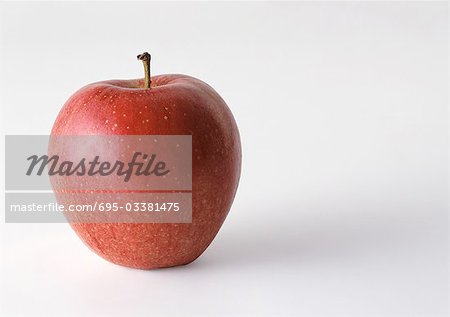 Roter Apfel, close-up