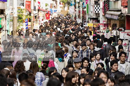 Takeshita-Dori, quartier Harajuku, Shibuya, Tokyo, région de Kanto, Honshu, Japon