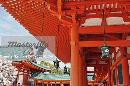 Heian Shrine, Kyoto, Kyoto Prefecture, Kansai Region, Honshu, Japan