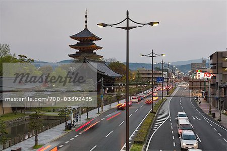 Temple Toji, Kyoto, préfecture de Kyōto, région du Kansai, Honshu, Japon