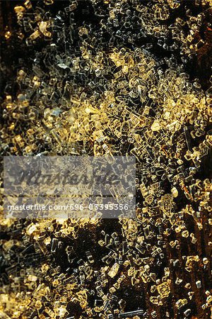 Verre cassé, extreme close-up, plein cadre