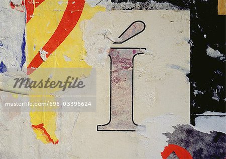 I, text, painted. I, text, painted.