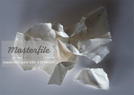 Crumpled paper, close-up