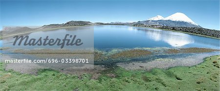 Chile, lakescape, panoramic view