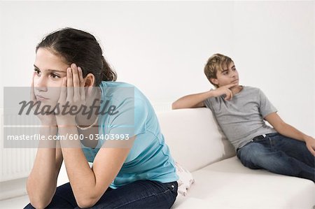 Teenage Couple Having Argument