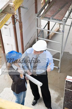 Architects at Construction Site