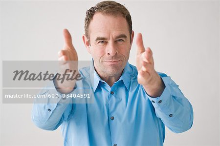 Businessman Gesturing