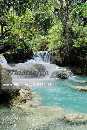 Tat Kuang Si Waterfall, Luang Prabang, Province de Louangphabang, Laos