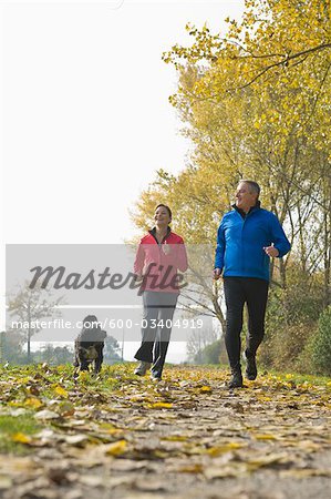 Couple Jogging