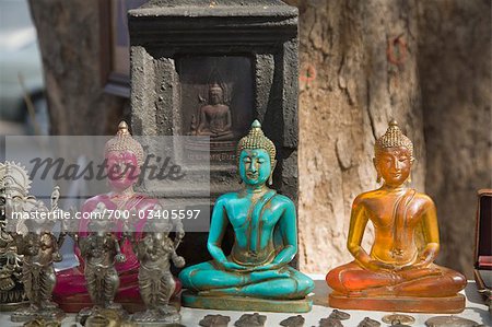 Souvenirs for Sale near Wat Prakaew, Bangkok Thailad
