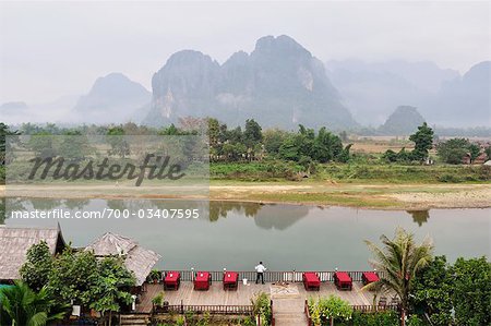 Nam Song River, Vang Vieng, Vientiane Province, Laos