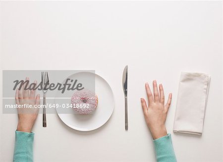 Hands on a table