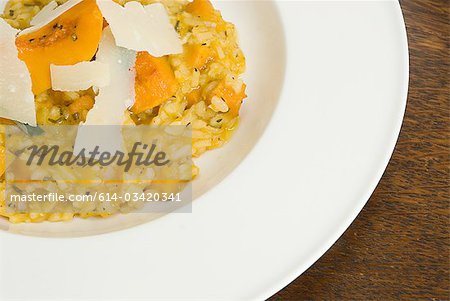 Pumpkin risotto