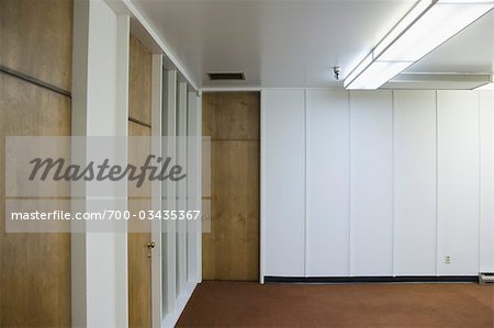 Hallway with Doors