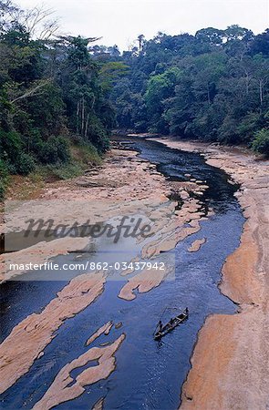 Fluss im Dschungel nördliche Zaire