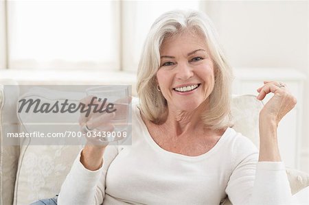 Woman Drinking a Glass of Water